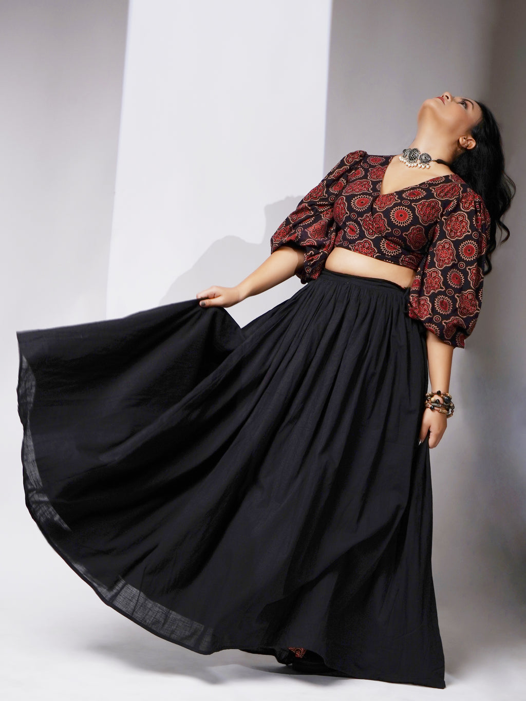 Kaia Reversible Flare Skirt