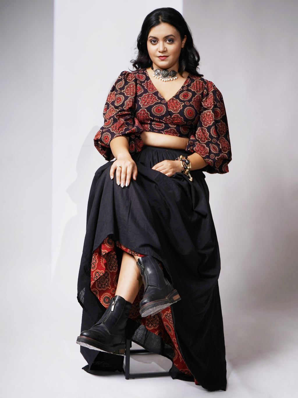 Kaia Reversible Flare Skirt